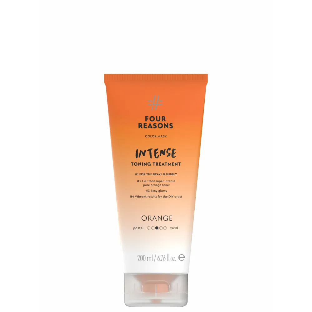 Four Reasons Color Mask Intense Toning Treatment Orange tooniv juuksemask värvitud juustele 200ml